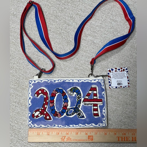 Brighton Election Day Cross Body Pouch Purse Designer Artwork 2024 NWT. - Picture 3 of 4